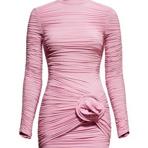Magda Butrym Pink Long Sleeve Dress